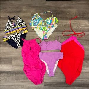 Trina Turk Multicolor & Pink Women’s Swimwear Lot